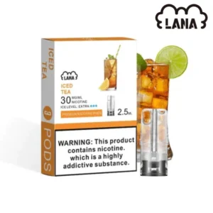 冰紅茶|Lana電子煙煙彈 替換式霧化彈 2.5ml/3枚 #免運服務#